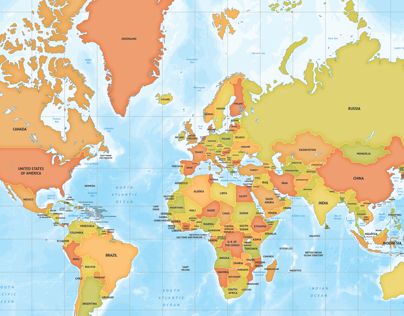 World Maps Mercator