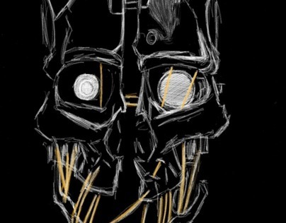 Corvo's Mask - Dishonored Fan Art