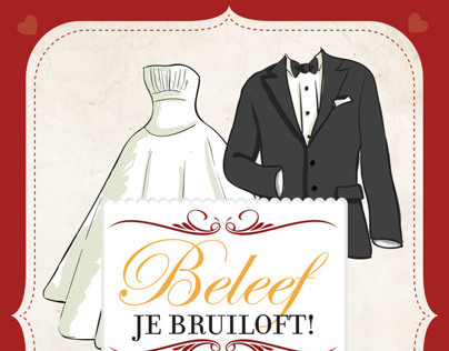 Wedding fair flyer: 'Beleef je Bruiloft'