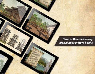 Demak History apps Illustration