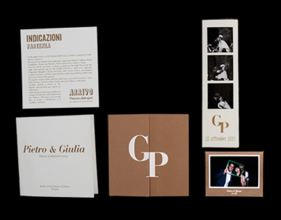 WEDDING INVITATION DESIGN - PIETRO&GIULIA