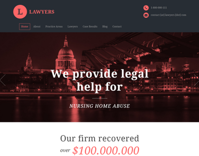 Lawyers Business Wordpress Theme