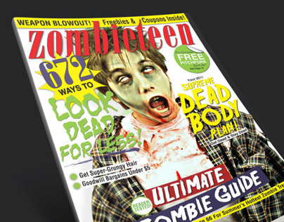 Spoof Publication Design  | Zombieteen Magazine
