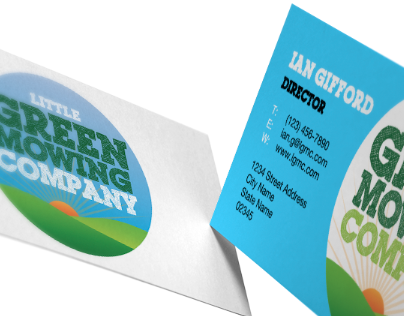 The Green Mowing Company Branding Concept