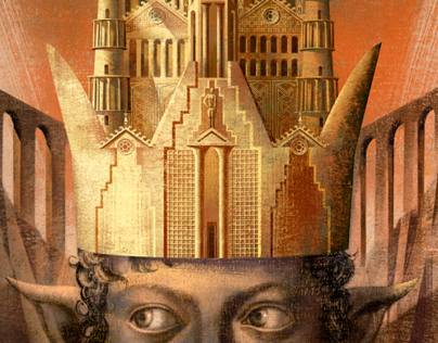 Cover art Tor Books: "The Goblin Emperor"