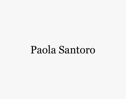 PAOLA SANTORO WEBSITE