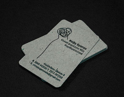 Phoebe Christou - Psychologist Business Card