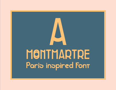 Montmartre font 