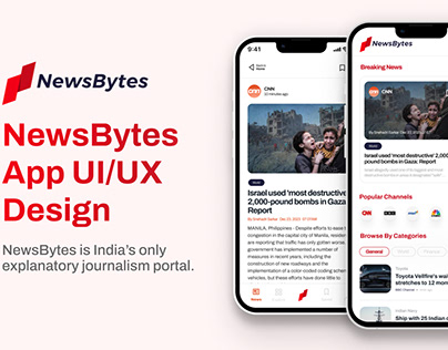 NewsBytes App UI/UX