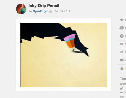 Inky Drip Pencil