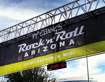 P.F. Chang's Rock 'n' Roll Marathon Event Signage