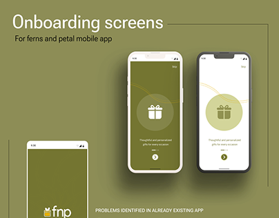 ONBOARDING SCREENS FOR FERNS AND PETAL MOBILE APP