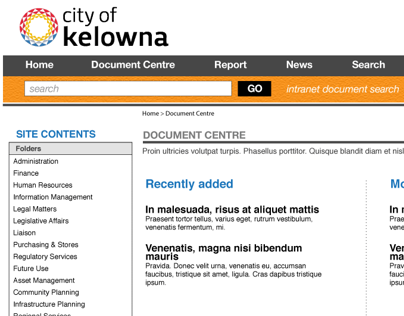 City of Kelowna Document Centre