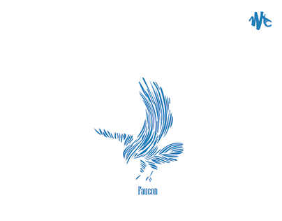 Faucon logo idea design made byMe insta : @walidch.wch