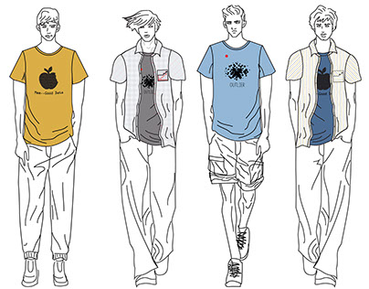 Menswear - Design Concept, Graphics, Print Design