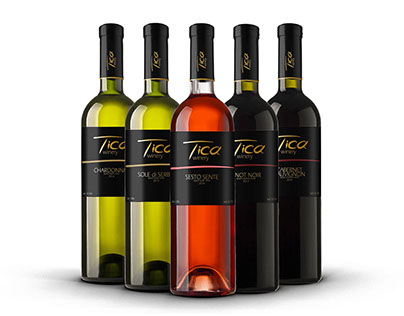 Wine Label Design and Branding for Tica winery