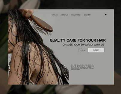 A site for an online shampoo store
