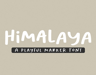 Himalaya Display Font