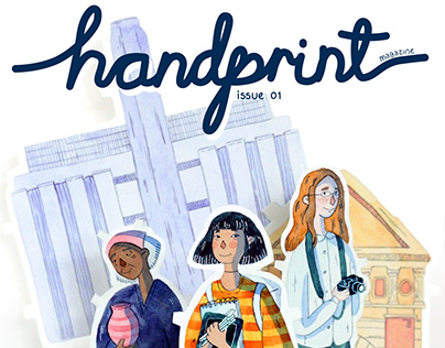 Handprint Magazine Cover Project