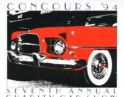 Great Autos of Yesteryear Charity Concours posters