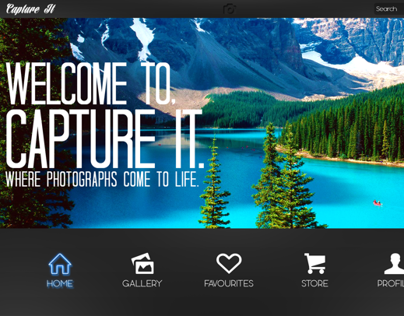 Capture It - Photography Website