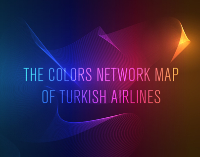 The Colors Network Map of Turkish Airlines