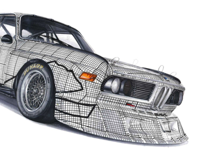 BMW 3.0 CSL art car 