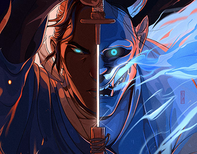 Project thumbnail - Blue Eye Samurai (Fan art)
