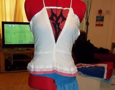 Final Fantasy X-2 Yuna costume for college project
