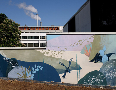 RÊVRY - Fresque de 200m2 à Ivry-sur-Seine