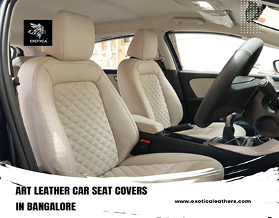 Art leather car seat covers in Bangalore