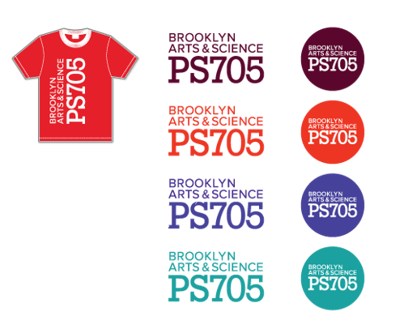 PS705 PTA Identity, T-shirts & Buttons Designs