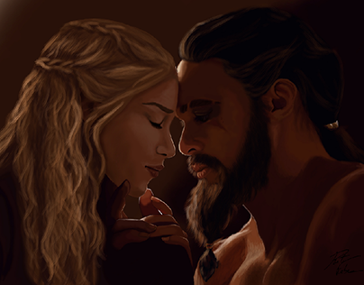 Khaleesi and Khal Drogo