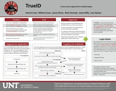 TrueID Poster (Undergrad Capstone Project)