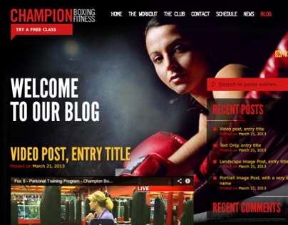 Champion Boxing Fitness Blog