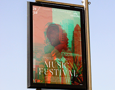 Poster for a music festival