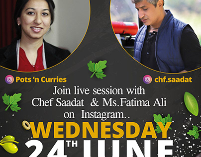 Chef Saadat and Ms. Fatima Ali