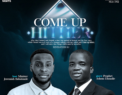Come Up Hither Christian Event Church Flyer