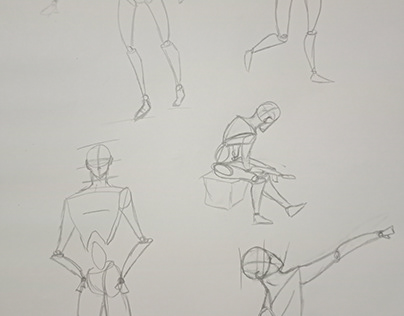 clase-5 (10 bocetos del cuerpo humano)