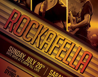Rockafella Concert Flyer
