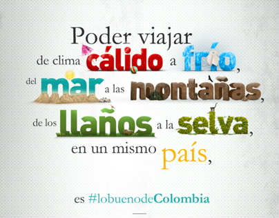 #LoBuenoDeCOlombia
