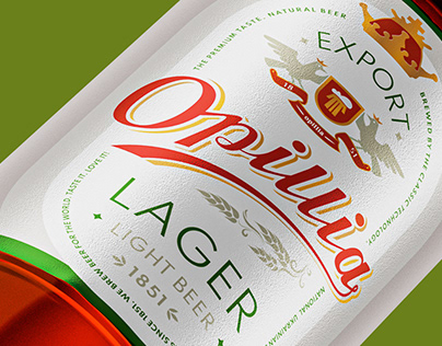 Opillya Lager Label Design