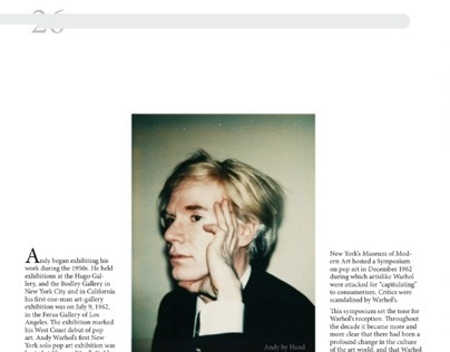 Andy Warhol Magazine Spread