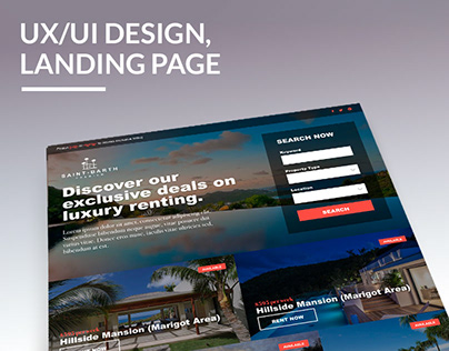 UX\UI Design - Landing Page