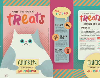 Mock Packaging Design - Cat Snacks