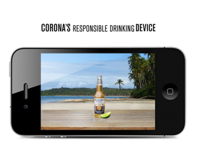 Corona's Responsible Drinking Device