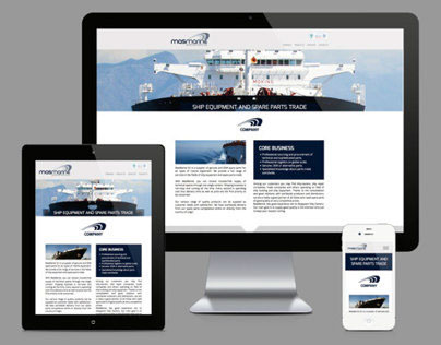 Mas Marine | Responsive Single Page Web Design