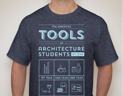 Essential Tools of Architecture Students T-Shirt