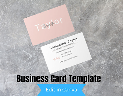Digital Business Card Template