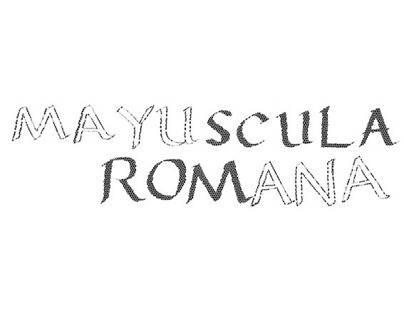 Mayúsculas Romanas.
